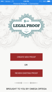 Legal Proof App 